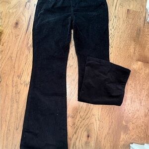 crown & ivy Women's Black Flare Jeans